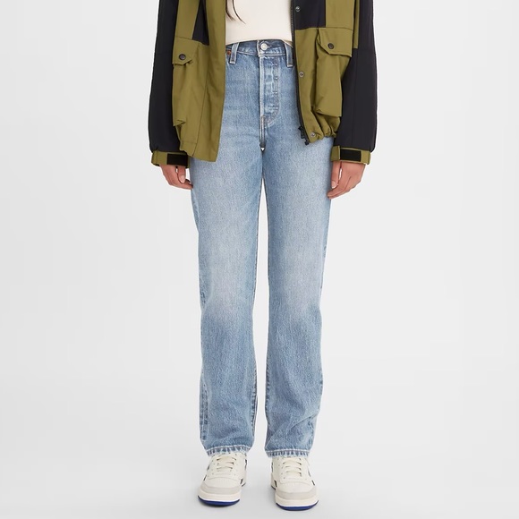 Levi's Denim - Levi’s 501 Light Wash Straight Jeans